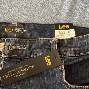 Lee Women's Straight Leg Jeans - Dark Blue